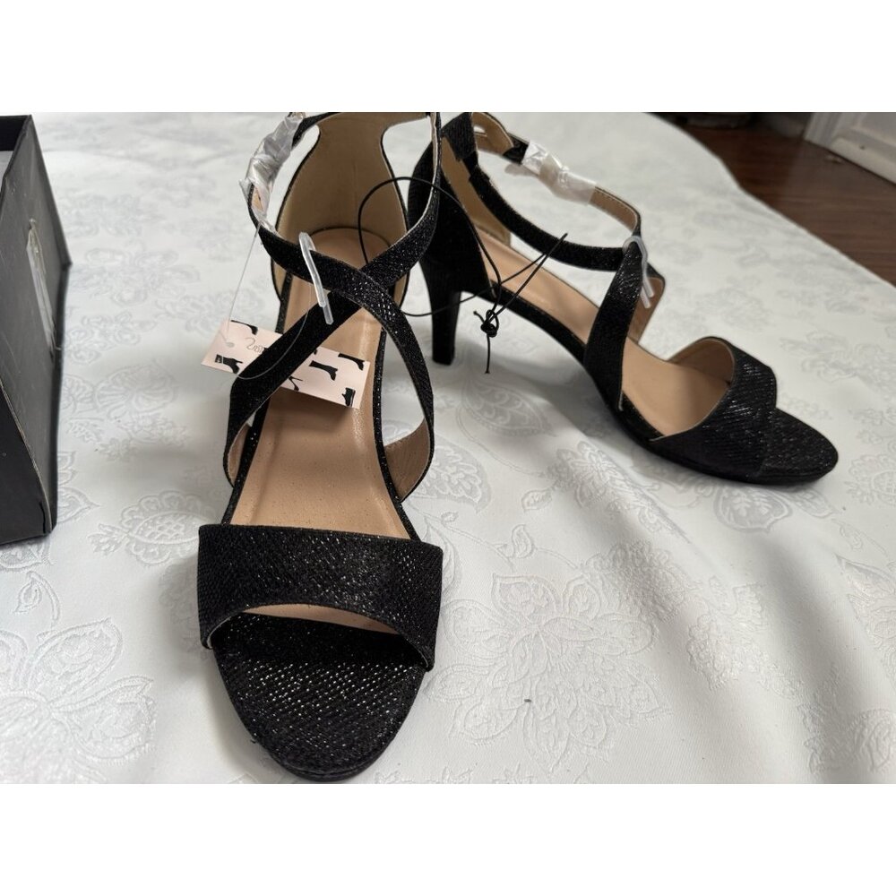 MySoft Women's Pumps Pointed Toe Stiletto Ankle Strap 3" Heel Shoes Size 9 NEW